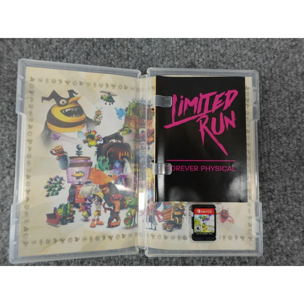 Yooka-Laylee Nintendo Switch Limited Run‎ Games LRG 013 Physical Edition CIB